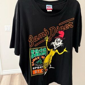 Dr. Seuss Black Sam's Diner Tee